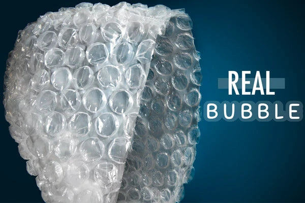 The suit is made from real packaging material!