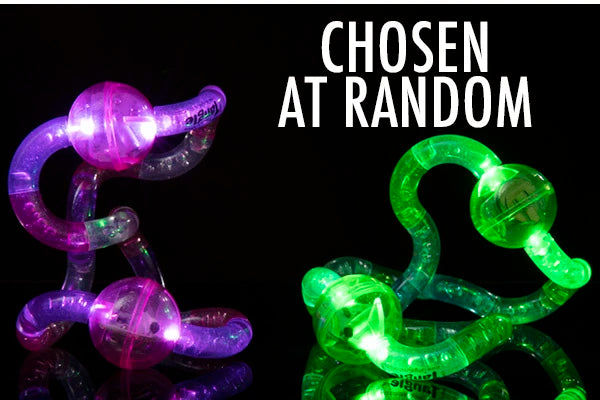 We receive this item in an assortment. You'll received either Pink/Purple or Green/Blue.