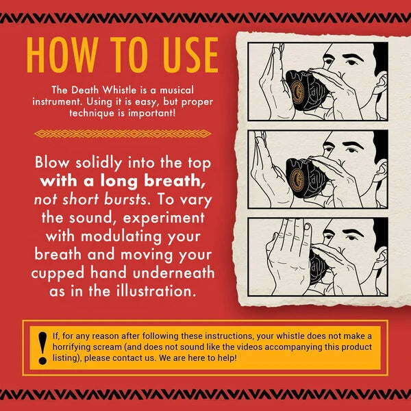 The world's most terrifying musical instrument! Easy to use and fun to master.