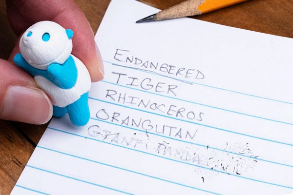 Make errant pencil marks endangered.