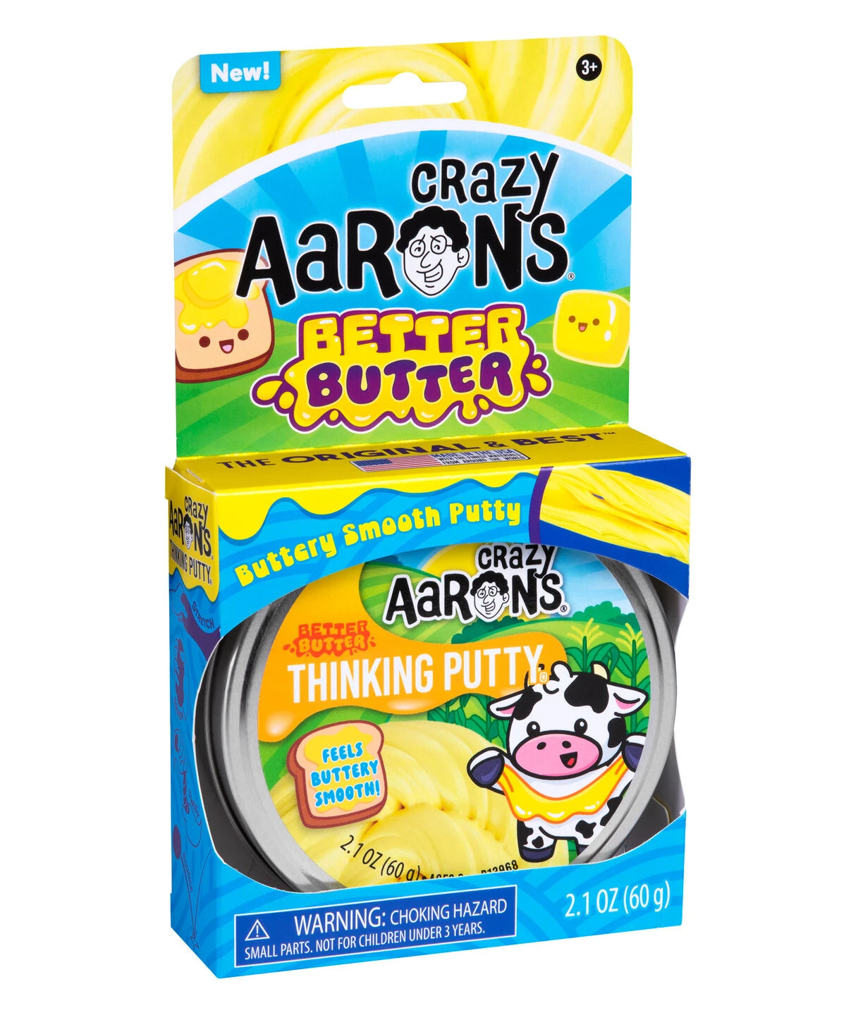 Like all of Crazy Aaron's putty, Better Butter is made in the USA.