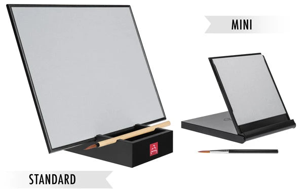 Both styles of Buddha Board are a meditation on the beauty of impermanence.