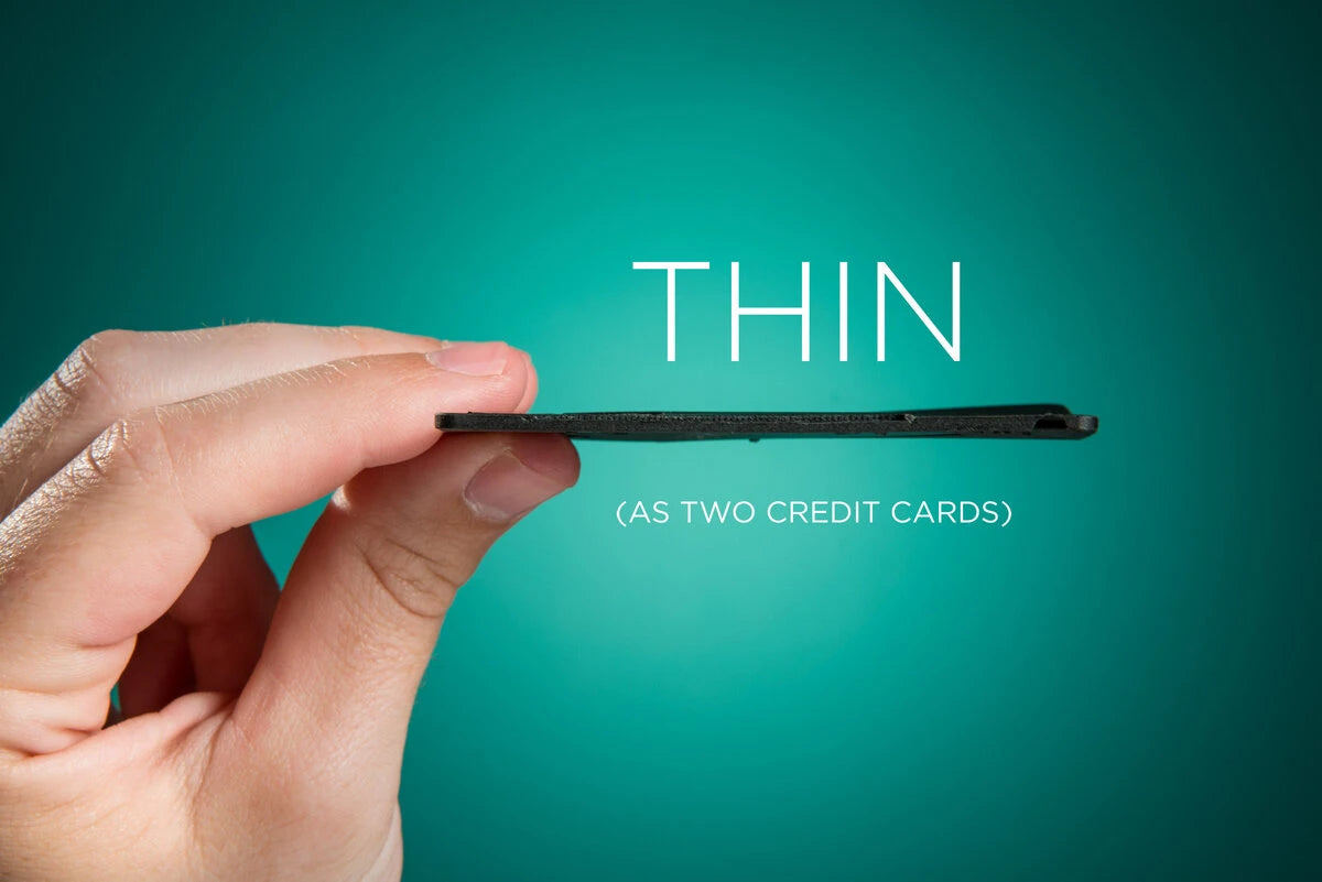 The CardSharp weighs less than half an ounce! You'll hardly notice it in your wallet.