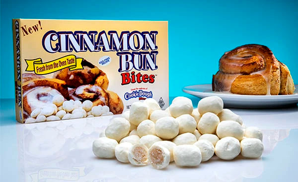 Over 3 ounces of delicious cinnamon bun flavor!