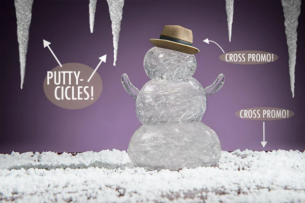 Yep, that's a Pencil Eraser Hat on top of that gorgeous snow man. And of course, that's InstaSnow.