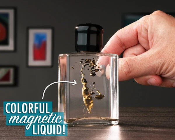 Ferrofluid is an astonishing liquid that reacts in amazing ways in the presence of a magnetic field.