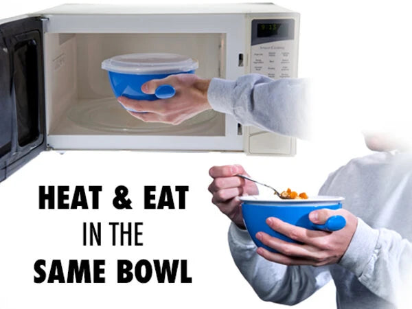 Enjoy piping hot food straight from the microwave.