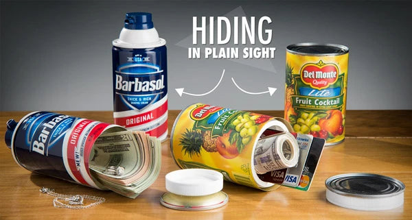 Can Safes are a clever way to hide valuables in plain sight.