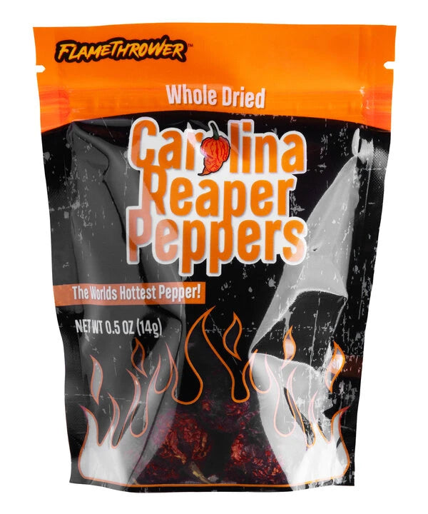 Whole Dried Carolina Reaper Peppers