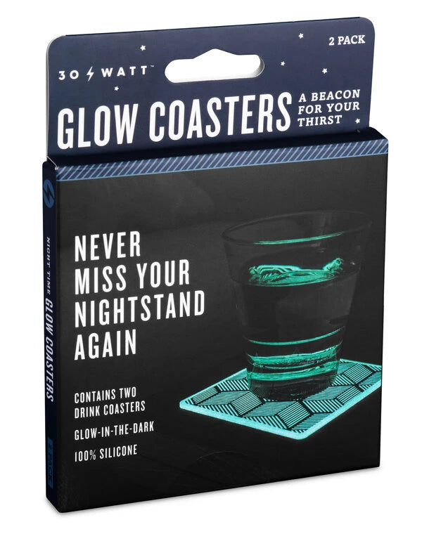 Glow-In-The-Dark Drink Coasters