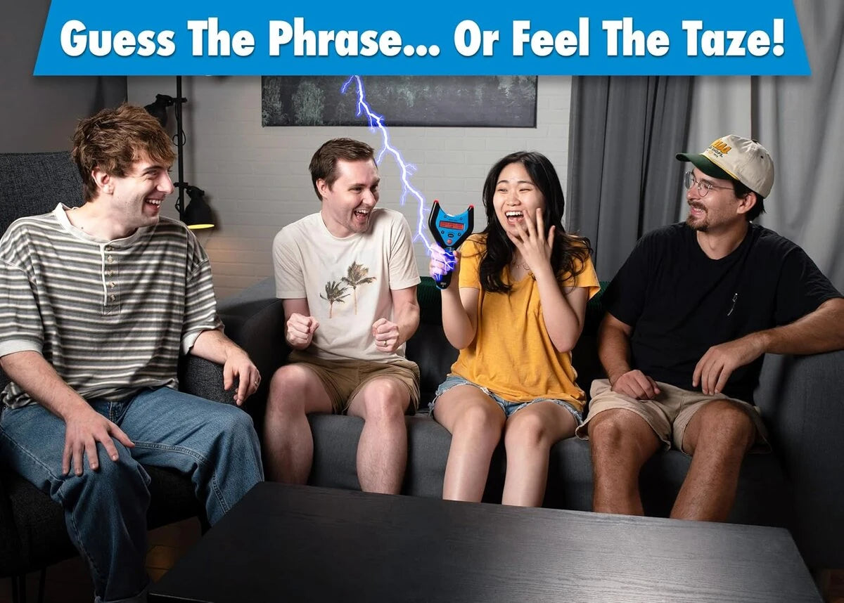 If you're familiar with Catchphrase, you already know the basic gameplay of PhraZor Taze.