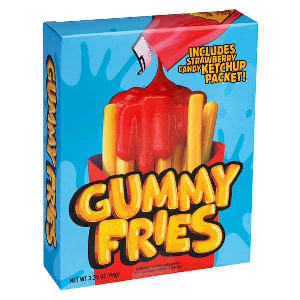 Includes a strawberry candy "ketchup" packet!