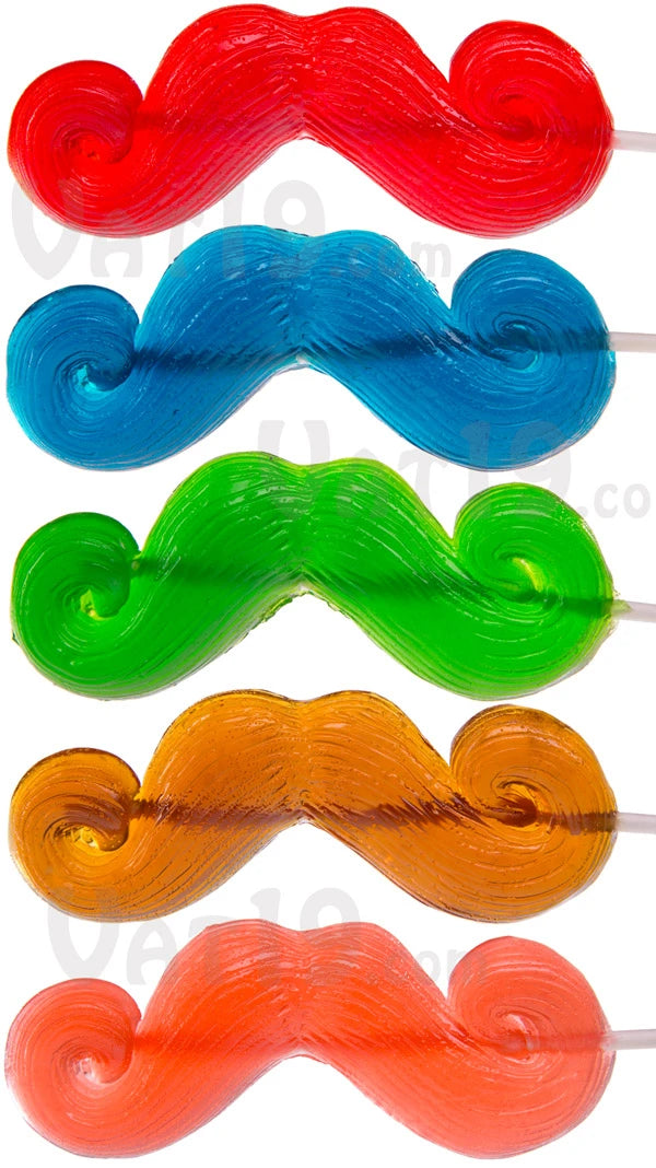 Gummy Mustache on a Stick