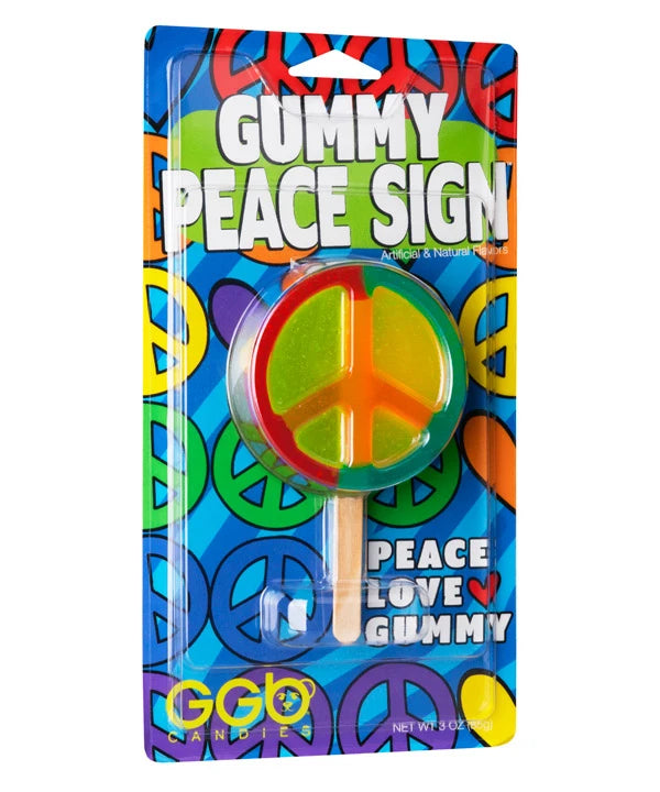 The Gummy Peace Sign is proudly made in the USA by hand.