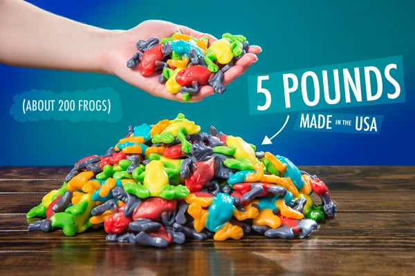 Gummy Tree Frogs are proudly made in the USA.