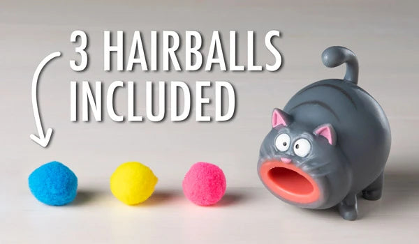 Includes a whole mess of hair balls!