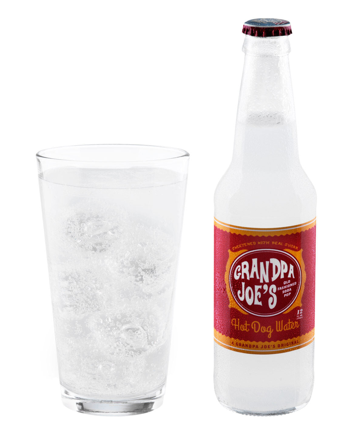 Hot Dog Water Soda beauty shot