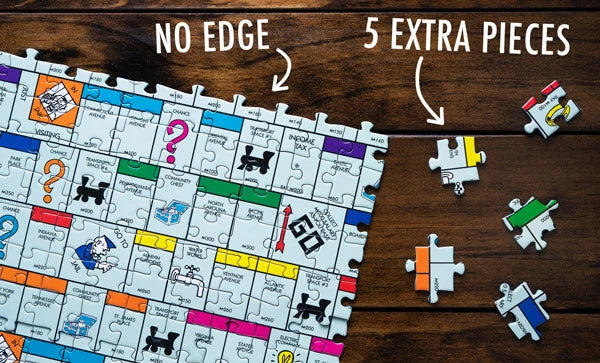 Don't bother trying to find an edge piece…