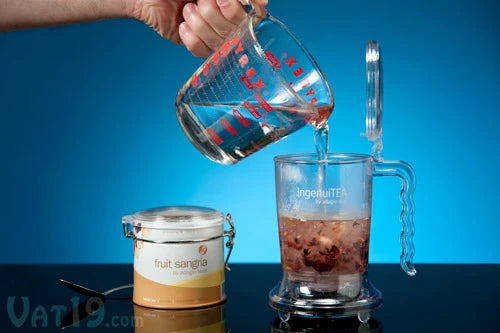 Add hot water and steep to taste.