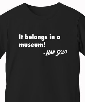 "It Belongs in a Museum" T-Shirt beauty shot