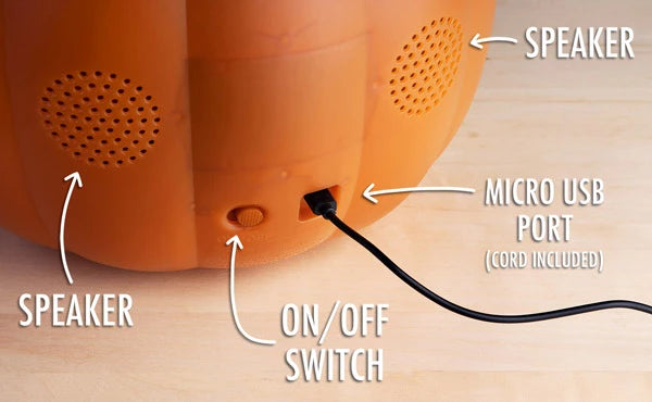 This pumpkin is plug and play.