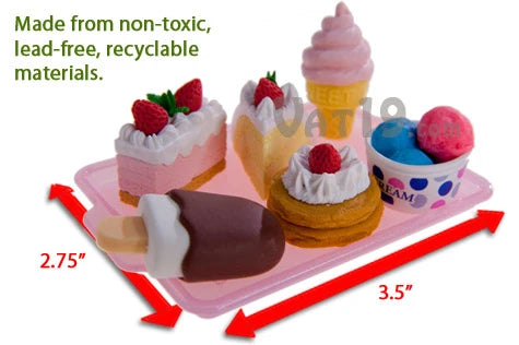 Japanese Food Erasers