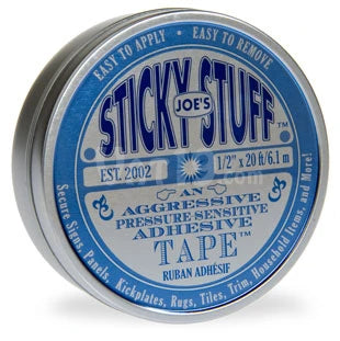 As the label on the tin says, Joe's Sticky Stuff™ is easy to apply and easy to remove.