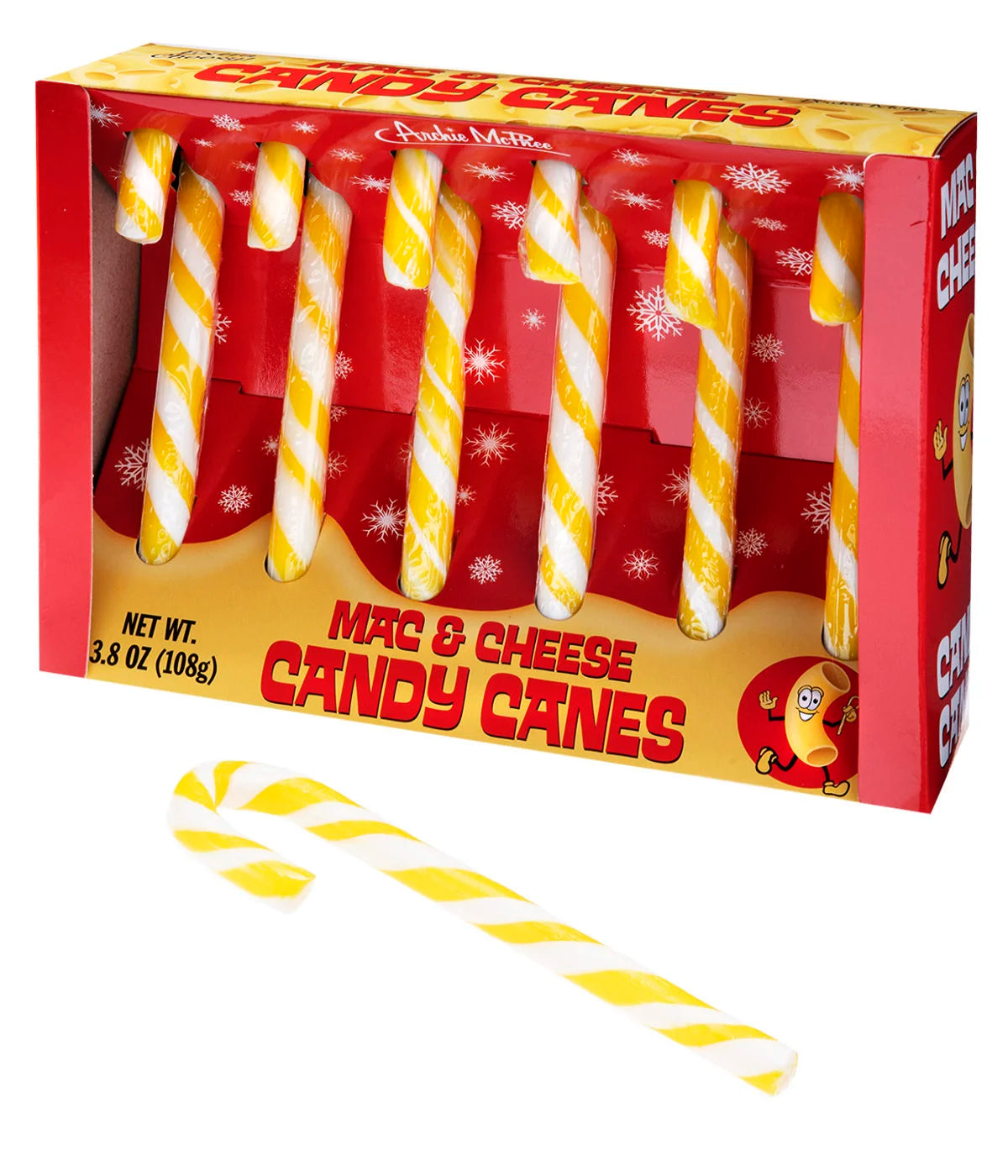 Mac & Cheese Candy Canes beauty shot