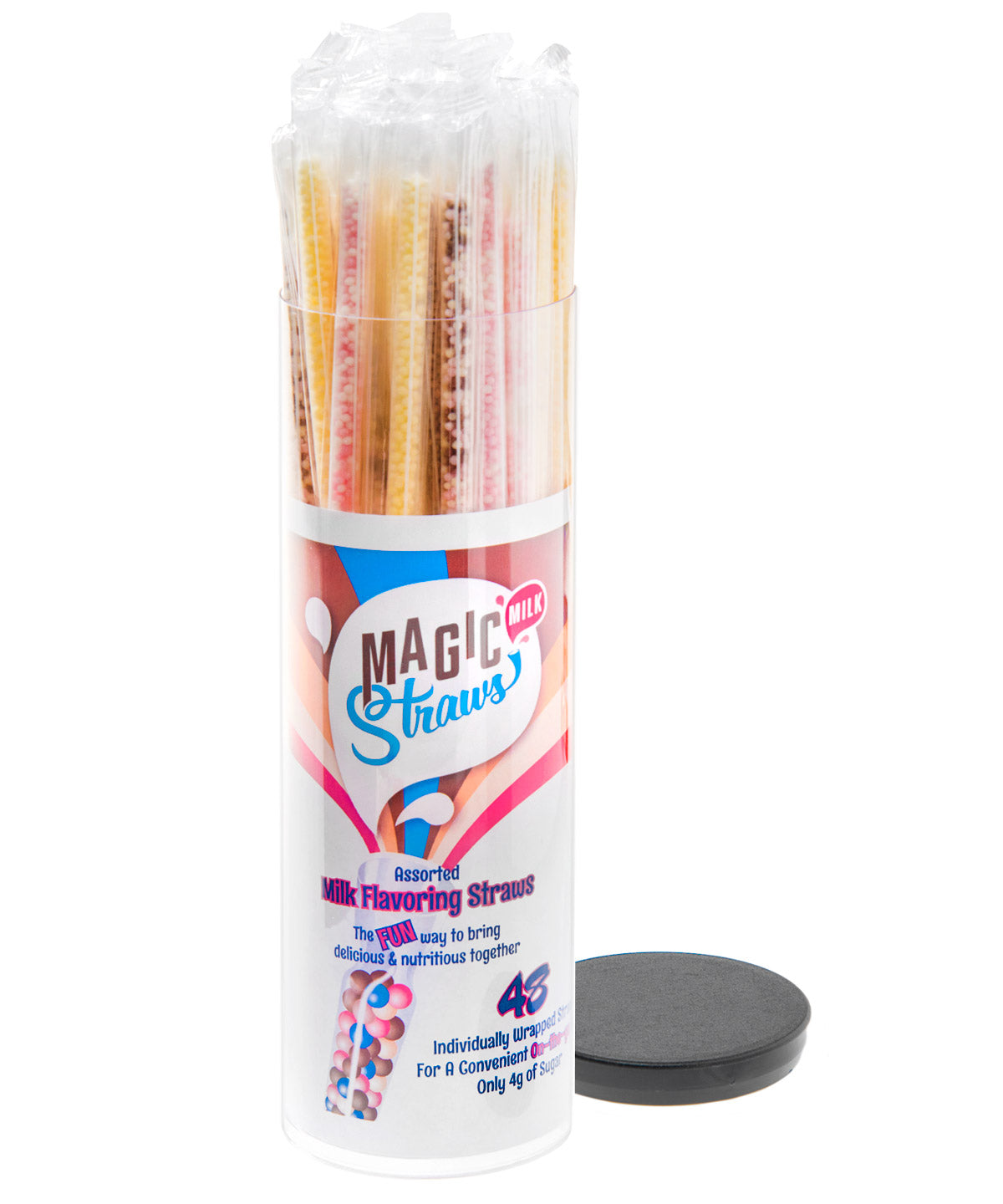 Magic Milk Straws-48-pack beauty shot