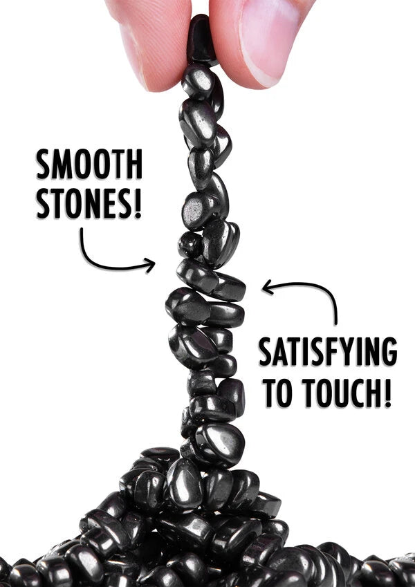 Magnastones are petite pebbles that are shiny, smooth and bound by electromagnetism.