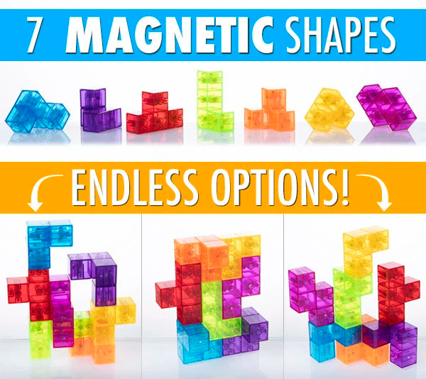7 Magnetic Shapes… endless options!