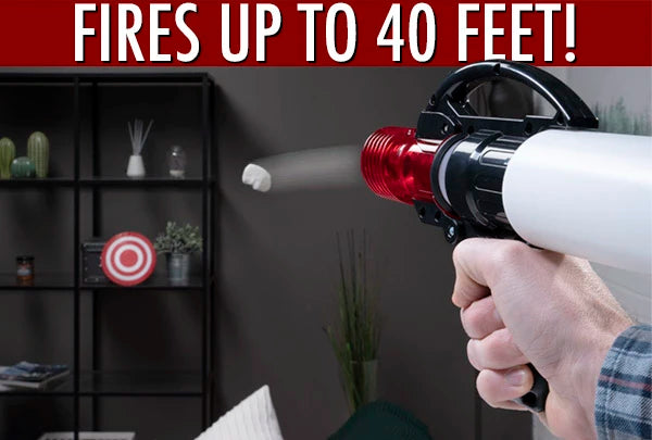 Shoots marshmallows up to 40 feet!