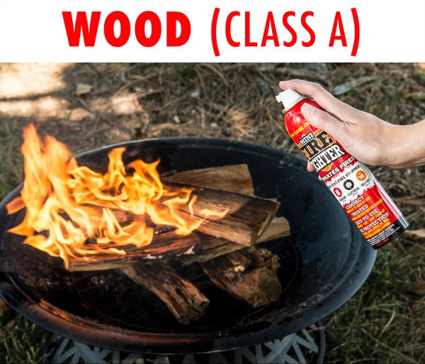 Fights four classes of fire