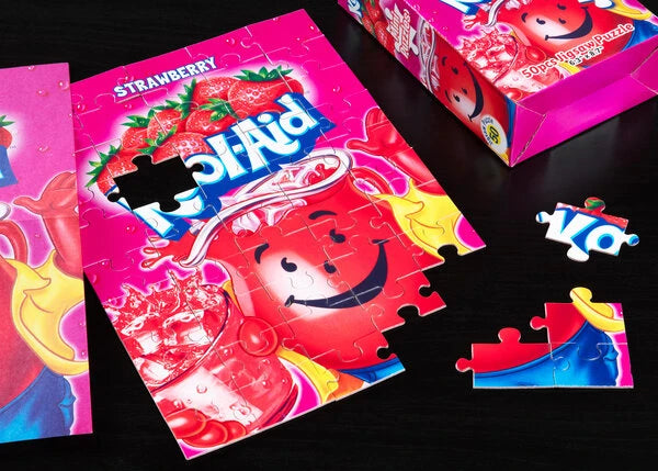Piece together a picture of the famous smiling pitcher with the Mini Kool-Aid Puzzle.