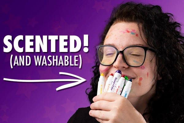 Scented and washable!