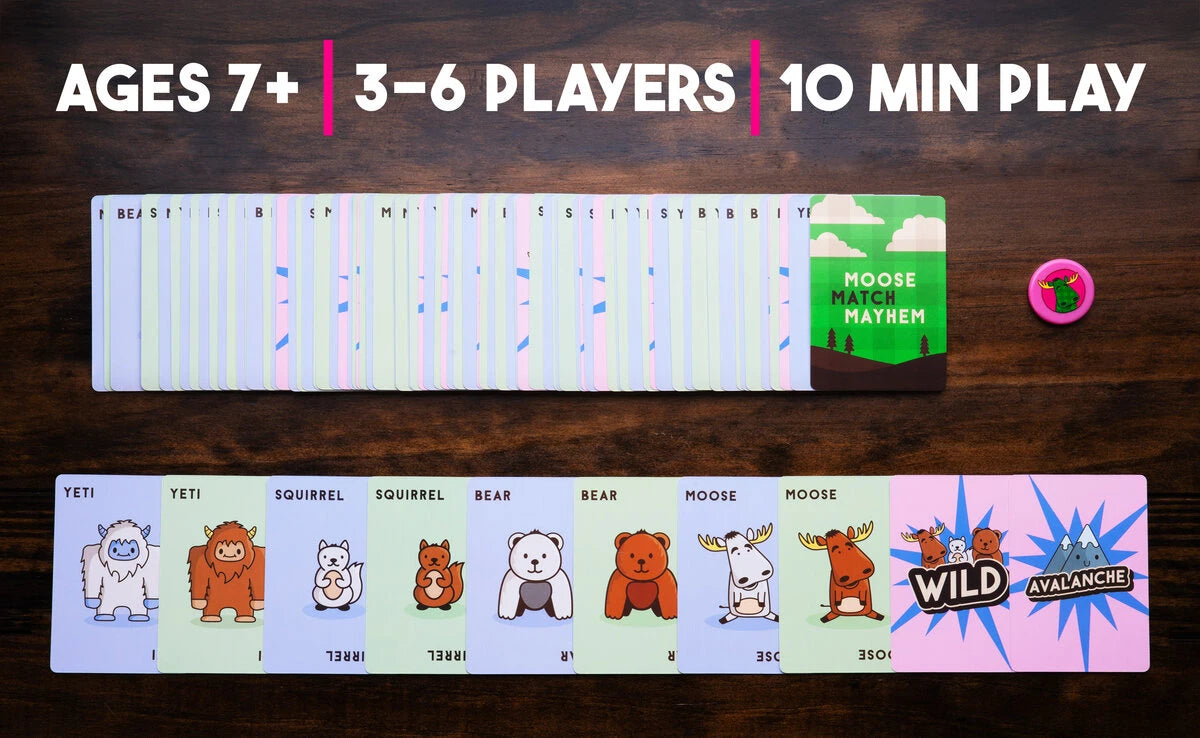 Includes: 93 cards, 1 moose token
