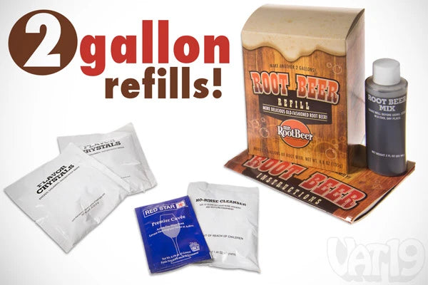 Need more delicious root beer? Pick up a refill kit!