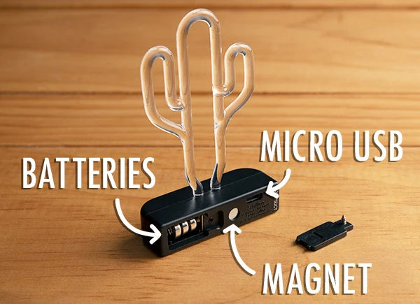 Micro USB and Battery operated!