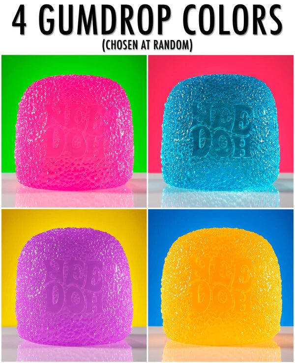 The Nee Doh Gumdrop is sold as an assortment. You'll receive one of the colors pictured above.