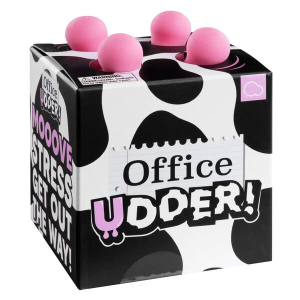 With the Office Udder at your side, any serious environment can be transformed into a barn of laughter.