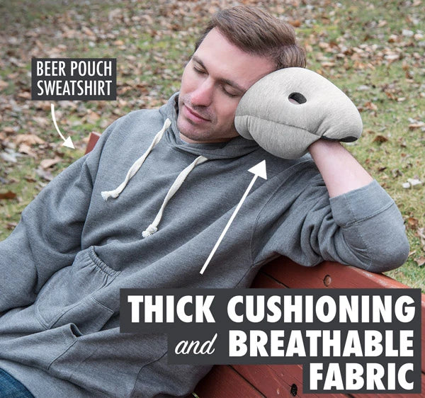 The princess on the pea wishes she had an Ostrich Pillow Mini.