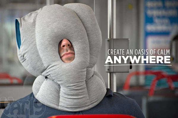 Block out all distractions with the Ostrich Pillow.