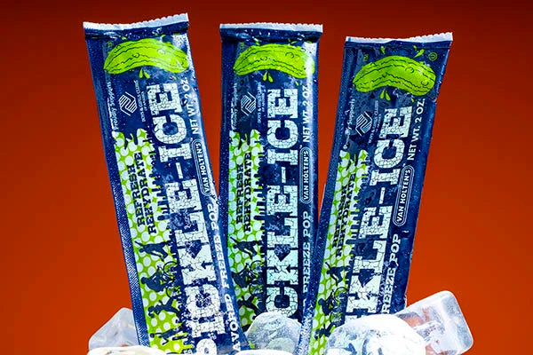 Pickle Ice is electrolyte enhanced, sugar-free, and contains zero calories.