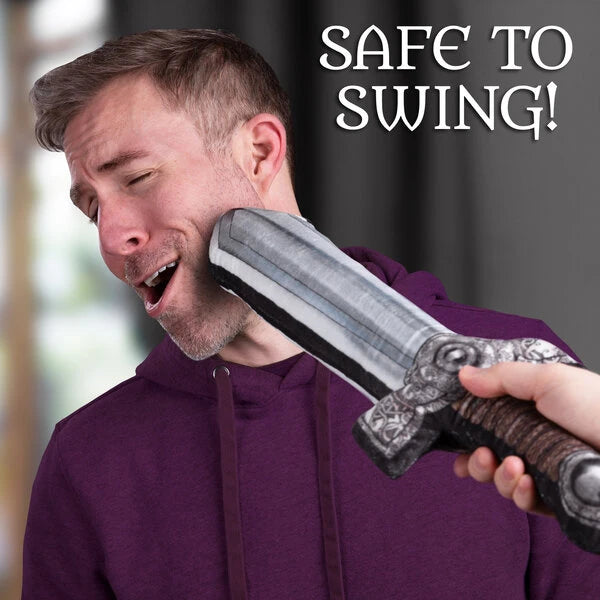 Enjoy epic battles while knowing everyone will be safe! Our swords and axes are rigid, but supremely soft.