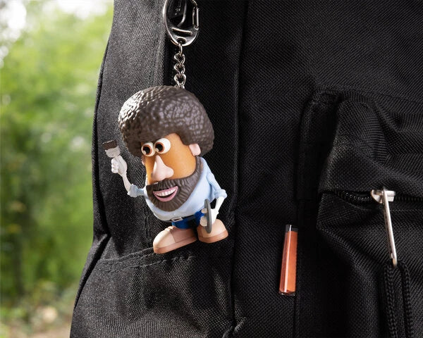 Equipped with a handy carabiner clasper, you can pop your favorite potato character on your backpack, belt loop, or key ring.