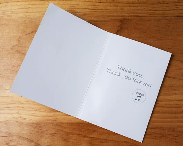 This card plays for three hours!