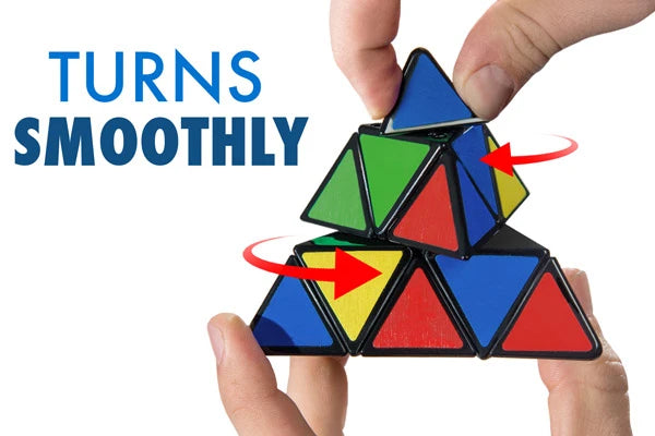 Turning the Pyraminx is a snap. Solving the Pyraminx is not.