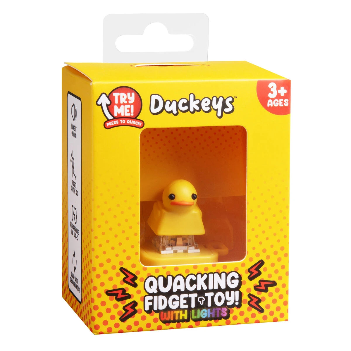 Made with high-quality materials to handle drops, fidgeting, and endless quacking.