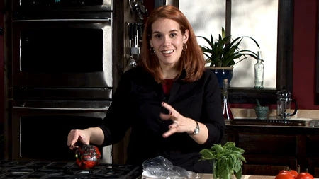Cheryl shows you how to create your own roasted red pepper.