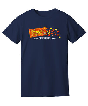 "ree-CEES PEE-cees" T-Shirt-XXL beauty shot
